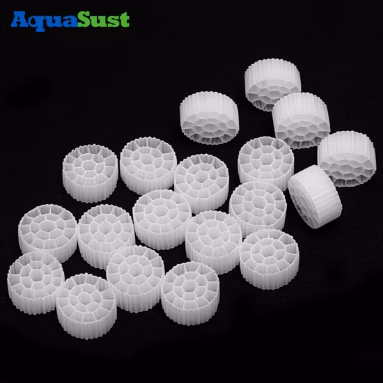 下水処理プラント用の高品質 K1 K3 K5 Mbbr バイオフィルターメディア